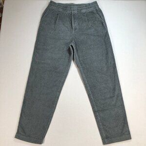 Gap Corduroy Pants Women's L 32x30 Gray Vintage Flight High Rise Joggers Tall‎